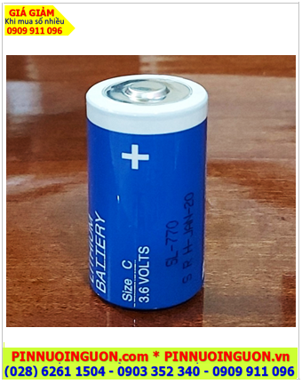 Sonnecell SL-770; Pin nuôi nguồn PLC Sonnecell SL-770 lithium 3.6v C 7200mAh _Xuất xứ Đức